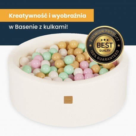 Meowbaby okrągły suchy basen z piłeczkami 7cm dla Meowbaby okrągły suchy basen z piłeczkami 7cm dla