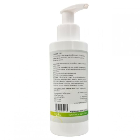 ORGASM OFF ŻEL 150ml ZNIECZULA PENISA HAMUJE WYTRYSK ORGASM OFF ŻEL 150ml ZNIECZULA PENISA HAMUJE WYTRYSK