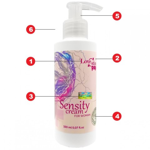 SENSITY CREAM FOR WOMAN 150ml SENSITY CREAM FOR WOMAN 150ml