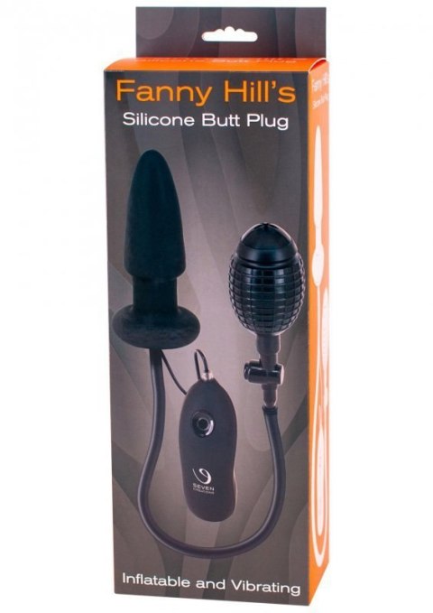 Fanny Hill Inflatable Buttplug Black Fanny Hill Inflatable Buttplug Black