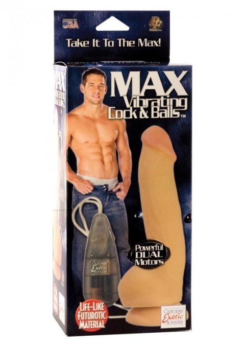 Max Vibrating Cock & Balls Light skin tone Max Vibrating Cock & Balls Light skin tone