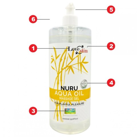 NURU AQUA OIL 1000ml IDEALNY DO MASAŻU W DOMU NURU AQUA OIL 1000ml IDEALNY DO MASAŻU W DOMU