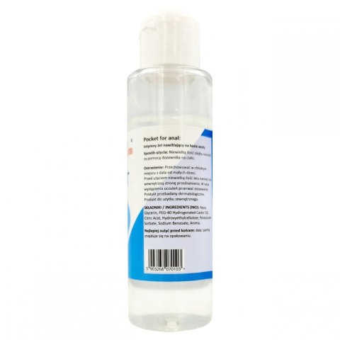 POCKET FOR ANAL 100ml kieszonkowy żel analny POCKET FOR ANAL 100ml kieszonkowy żel analny