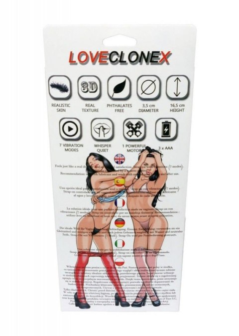 Proteza-ATENA Strap On-LOVECLONEX 6,5""""""""-vibration Proteza-ATENA Strap On-LOVECLONEX 6,5""""""""-vibration