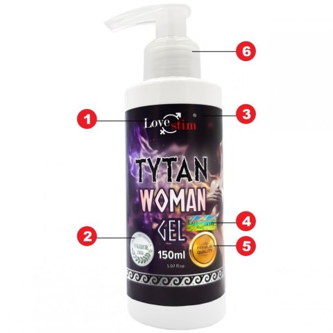 TYTAN bardzo orgazmowy żel dla kobiet 150ml TYTAN bardzo orgazmowy żel dla kobiet 150ml