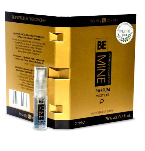Wyrafinowane uwodzicielskie Perfumy z Feromonami BeMine dla PAŃ 2ml Wyrafinowane uwodzicielskie Perfumy z Feromonami BeMine dla PAŃ 2ml