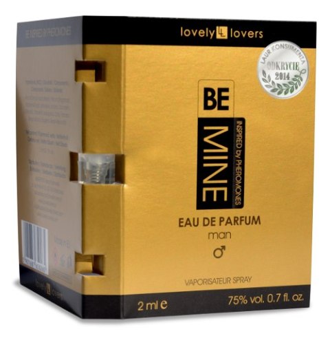 Wyrafinowane uwodzicielskie perfumy z feromonami BeMine 2ml dla mężczyzn Wyrafinowane uwodzicielskie perfumy z feromonami BeMine 2ml dla mężczyzn