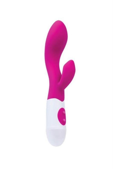 A-TOYS, Vibrator Fela with Clitoral Stimulator, Silicone, Pink, 20.5 cm, 10 speeds, 2xAAA A-TOYS, Vibrator Fela with Clitoral Stimulator, Silicone, Pink, 20.5 cm, 10 speeds, 2xAAA