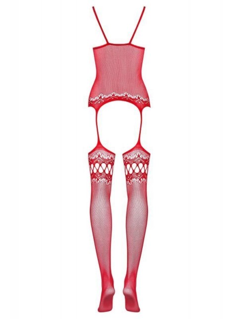 Bielizna-Bodystocking F214 czerwony S/M/L Bielizna-Bodystocking F214 czerwony S/M/L