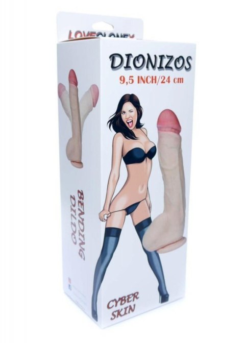 Dildo-DIONIZOS-LOVECLONEX 9,5""""""""-flexible Dildo-DIONIZOS-LOVECLONEX 9,5""""""""-flexible
