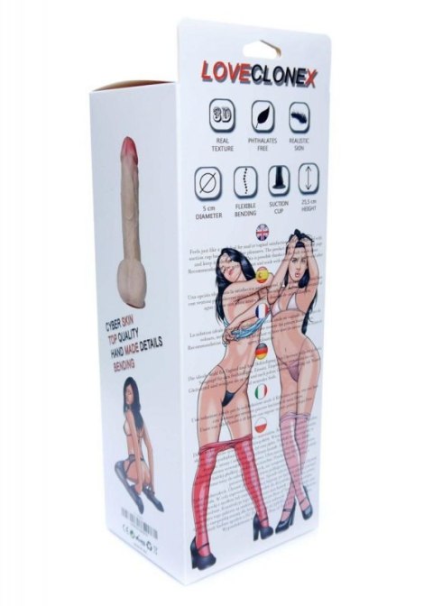Dildo-DIONIZOS-LOVECLONEX 9,5""""""""-flexible Dildo-DIONIZOS-LOVECLONEX 9,5""""""""-flexible