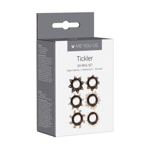 Pierścień- Tickler Set Textured Ring Smoke Pierścień- Tickler Set Textured Ring Smoke