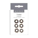 Pierścień- Tickler Set Textured Ring Smoke