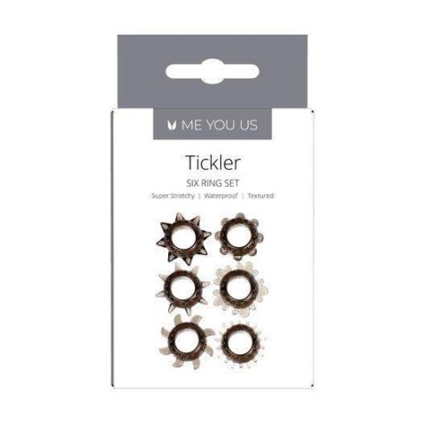 Pierścień- Tickler Set Textured Ring Smoke Pierścień- Tickler Set Textured Ring Smoke