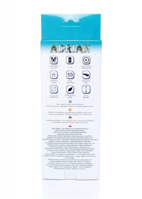 Proteza-Hollow Strap-on Adrian vibrating Proteza-Hollow Strap-on Adrian vibrating