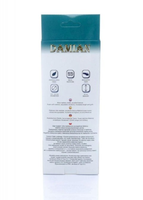 Proteza-Hollow Strap-on Damian Proteza-Hollow Strap-on Damian