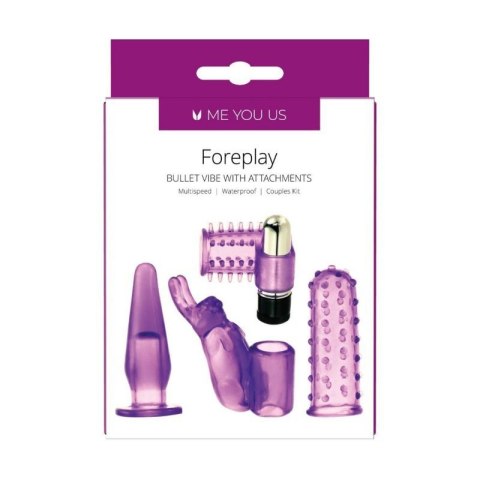 Zestaw- Me You Us 4 Play Couples Kit Purple Zestaw- Me You Us 4 Play Couples Kit Purple