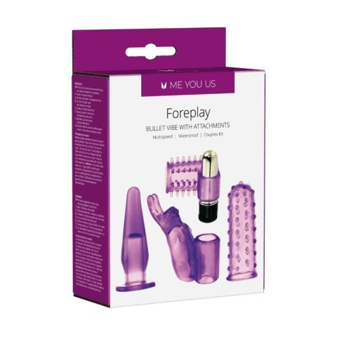 Zestaw- Me You Us 4 Play Couples Kit Purple Zestaw- Me You Us 4 Play Couples Kit Purple