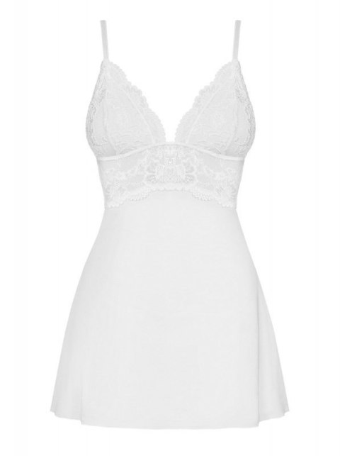 Bielizna-810-BAB-2 babydoll i stringi biała S/M Bielizna-810-BAB-2 babydoll i stringi biała S/M