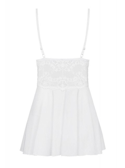 Bielizna-810-BAB-2 babydoll i stringi biała S/M Bielizna-810-BAB-2 babydoll i stringi biała S/M