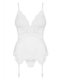 Bielizna-810-COR-2 gorset i stringi biały L/XL