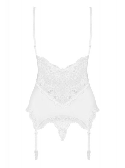 Bielizna-810-COR-2 gorset i stringi biały L/XL Bielizna-810-COR-2 gorset i stringi biały L/XL