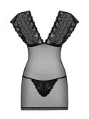 Bielizna-821-CHE-1 koszulka i stringi L/XL