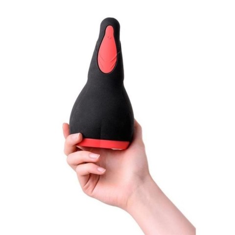 EROTIST Eruption; Rechargeable masturbator, Silicone, Black, 18.5 cm. EROTIST Eruption; Rechargeable masturbator, Silicone, Black, 18.5 cm.