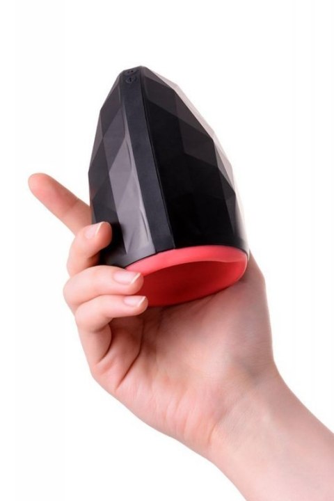 EROTIST Magma; Rechargeable masturbator with heating, Silicone, Black, 12 cm EROTIST Magma; Rechargeable masturbator with heating, Silicone, Black, 12 cm