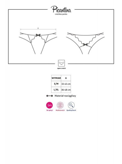 Bielizna-Picantina stringi otwarte S/M Bielizna-Picantina stringi otwarte S/M