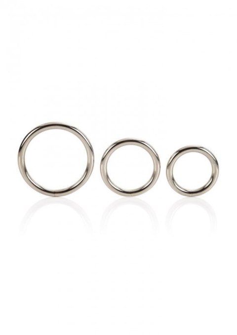 Silver Ring - 3 Piece Set Silver Silver Ring - 3 Piece Set Silver
