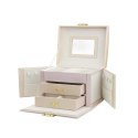 SZKATUŁKA NA BIŻUTERIĘ KUFEREK ETUI ORGANIZER PUDEŁKO PD102R