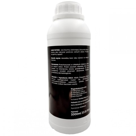 HARD FISTING 1000ml GĘSTY PROFESJONALNY ŻEL DO FISTINGU HARD FISTING 1000ml GĘSTY PROFESJONALNY ŻEL DO FISTINGU