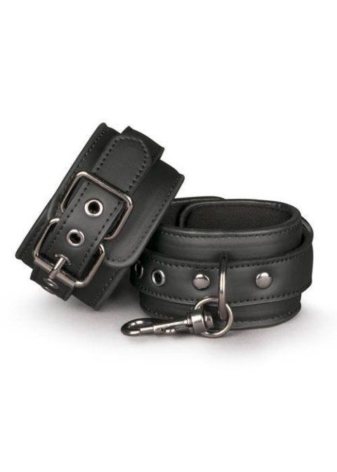 Kajdanki-Black Leather Handcuffs Kajdanki-Black Leather Handcuffs