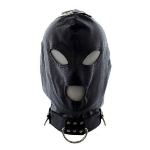 Maska-Bondage Hook Mask+Collar BLACK Maska-Bondage Hook Mask+Collar BLACK