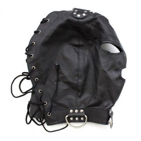 Maska-Bondage Hook Mask+Collar BLACK Maska-Bondage Hook Mask+Collar BLACK