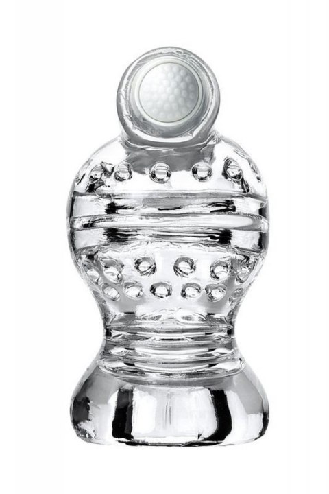 Lingam Shakti, Vibrating Masturbator, TPE, Transparent, 9 cm Lingam Shakti, Vibrating Masturbator, TPE, Transparent, 9 cm
