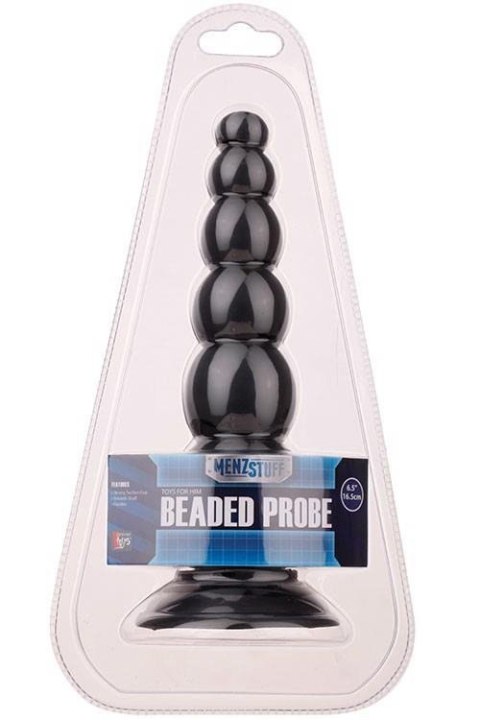 MENZSTUFF BEADED PROBE BLACK MENZSTUFF BEADED PROBE BLACK