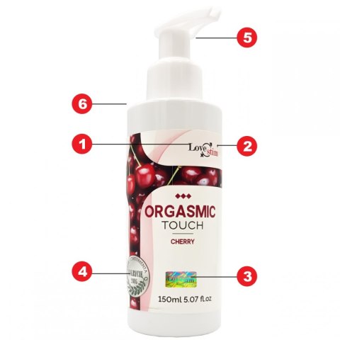 ORGASMIC TOUCH Orgazmowy żel do masażu i stymulacji CHERRY 150m