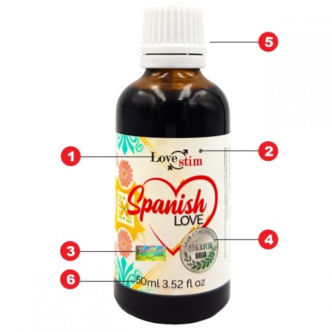 Spanish Love 50ml najmocniejsze krople podniecające LoveStim Spanish Love 50ml najmocniejsze krople podniecające LoveStim