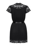 Bielizna-810-PEI-1 szlafrok czarny L/XL