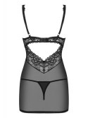 Bielizna- 867-CHE-1 koszulka i stringi S/M