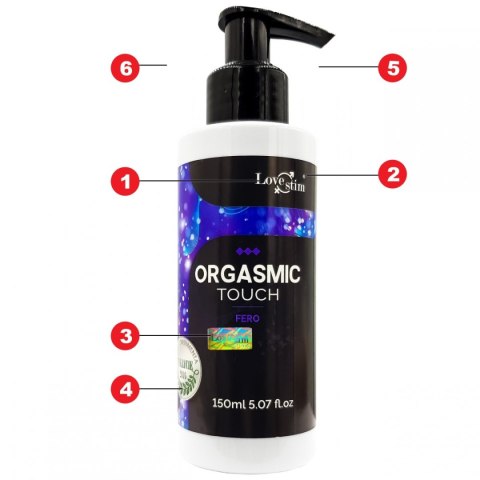 ORGASMIC TOUCH Z FEROMONAMI SENSFEEL Orgazmowy żel do masażu i stymulacji 150mL