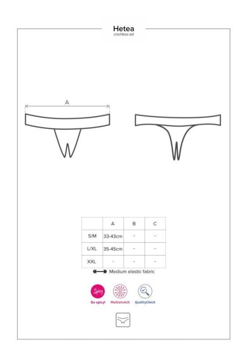 Bielizna-Hetea komplet 3-częściowy czerwony L/XL Bielizna-Hetea komplet 3-częściowy czerwony L/XL