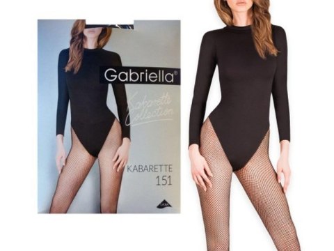 Bielizna-Kabarette/Rajstopy 151 CZARNE S/M Bielizna-Kabarette/Rajstopy 151 CZARNE S/M