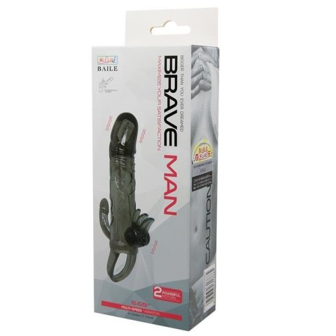 BAILE - BRAVE MAN SMOKE 6,69""MULTI-SPEED vibration BAILE - BRAVE MAN SMOKE 6,69""MULTI-SPEED vibration