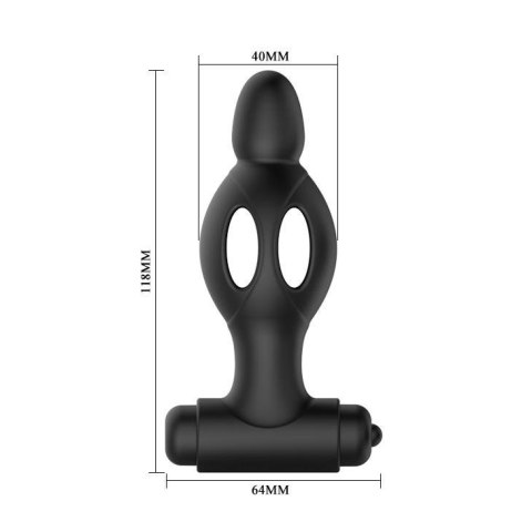 MR PLAY - SILICONE VIBRATING ANAL PLUG MR PLAY - SILICONE VIBRATING ANAL PLUG