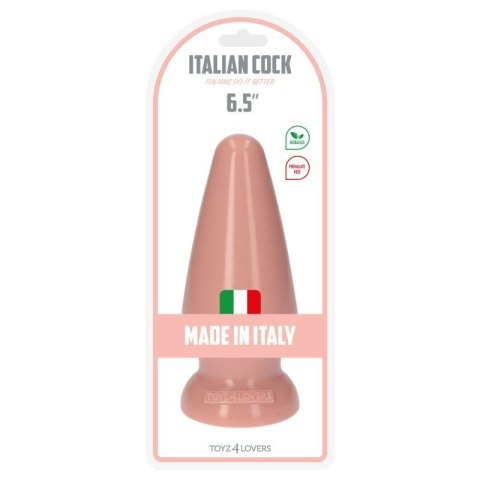 Plug-Italian Cock 6,5""Flesh Plug-Italian Cock 6,5""Flesh