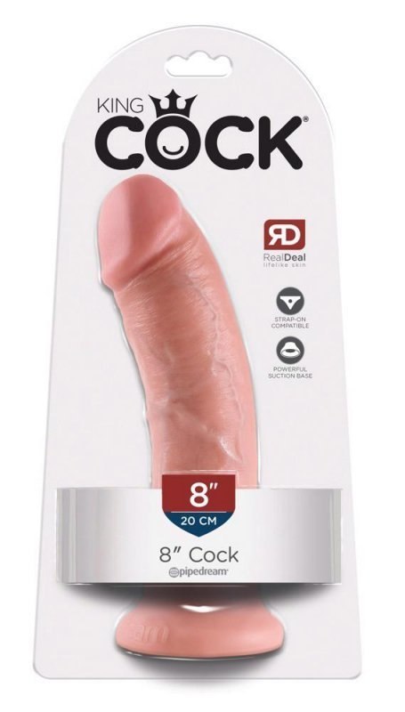 King Cock 8 inch Skin-coloured King Cock 8 inch Skin-coloured