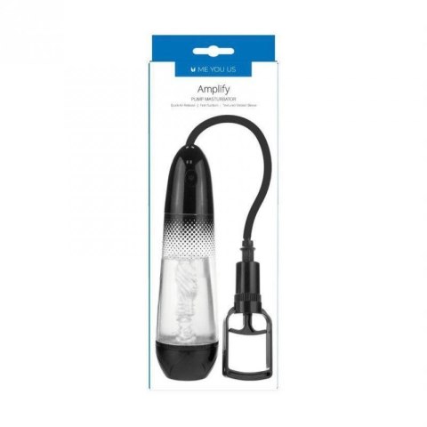 Pompka- Me You Us Amplify Pump Masturbator Clear/Black Pompka- Me You Us Amplify Pump Masturbator Clear/Black